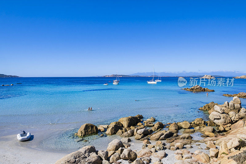 Bassa Trinità Beach, one of the naturalistic treasures of La Maddalena Island - Sardinia